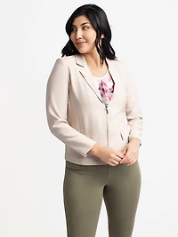 Veste blazer légère zippée