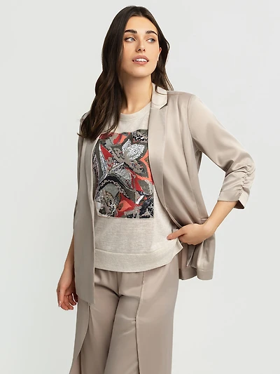 Veston à coupe ample