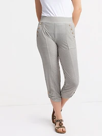 Capri droit semi-ajusté à enfiler