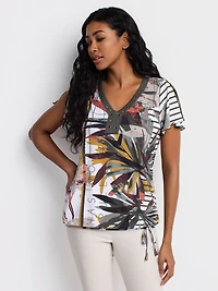 T-shirt ample à manches courtes