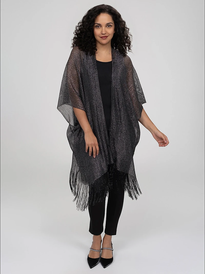 Poncho en tricot