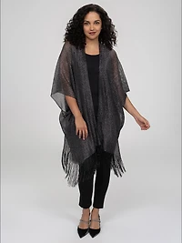 Poncho en tricot