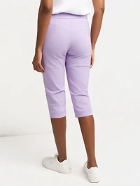 Straight semi-fitted pull-on pant - Petite