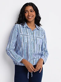 Blouse ample à manches longues