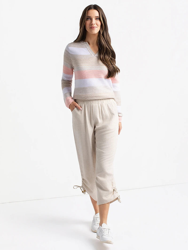 Flared pull-on pant