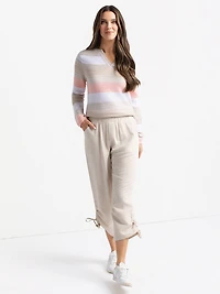Flared pull-on pant