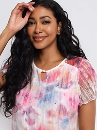 T-shirt semi-ajusté à manches courtes