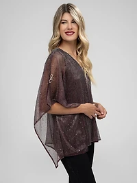 3/4-sleeve loose tunic