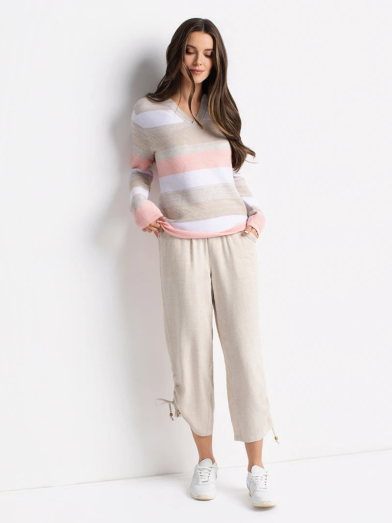 Long-sleeve pullover sweater