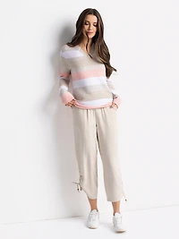 Long-sleeve pullover sweater