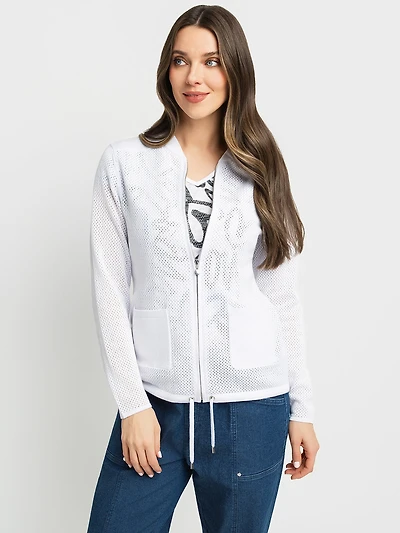 Cardigan à manches longues