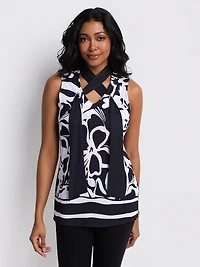 Semi-fitted tank top