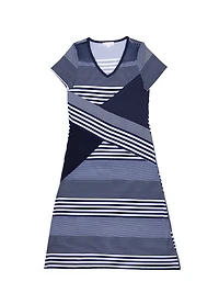 Robe maxi évasée en tricot