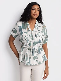 Blouse à manches courtes
