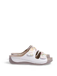 Sandales à talons compensés