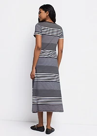 Robe maxi évasée en tricot