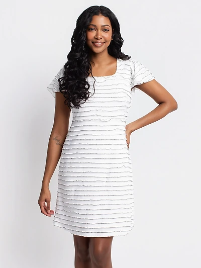 A-line midi knit dress
