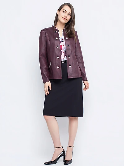 Veste semi-ajustée à boutons
