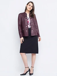 Veste semi-ajustée à boutons