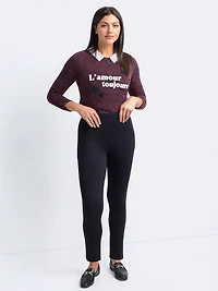 Pantalon ajusté à enfiler