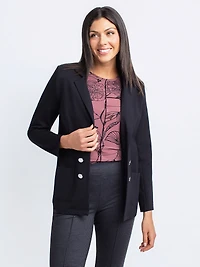 Veste ouverte semi-ajustée