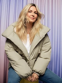 Manteau ample matelassé