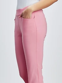 Skinny fitted pull-on capri