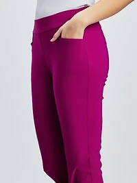 Skinny fitted pull-on capri