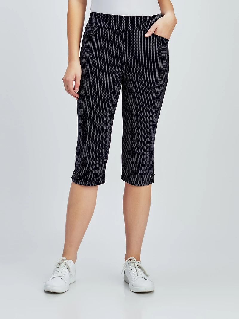 Capri skinny ajusté à enfiler