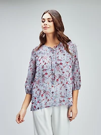 3/4-sleeve tunic