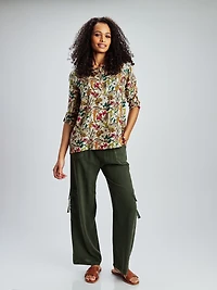 3/4-sleeve tunic