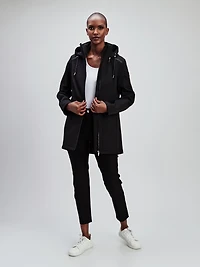 Manteau coquille mi-cuisse