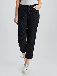 Capri semi-ajusté en denim