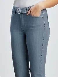 Capri droit en denim