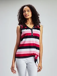 Semi-fitted tank top