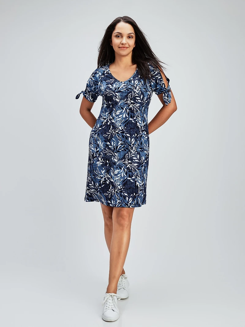 A line midi knit dress