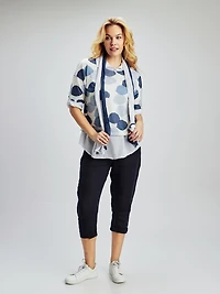 3/4-sleeve tunic