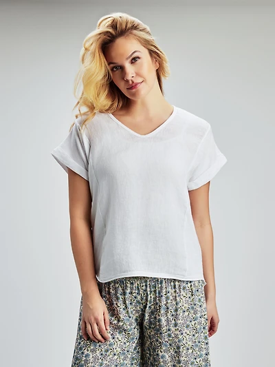 T-shirt ample à manches courtes