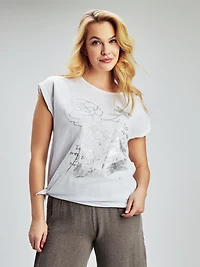 Loose short-sleeve t-shirt