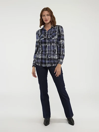 Blouse à manches longues avec boutons