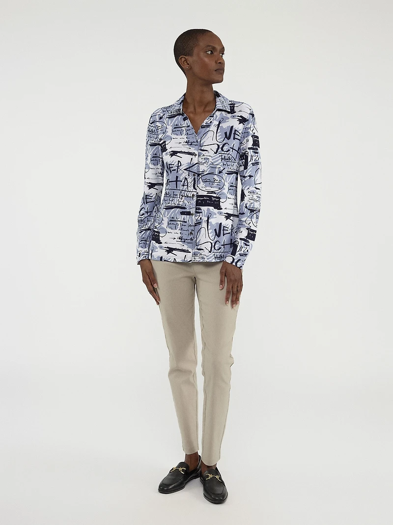 Blouse à manches longues avec boutons