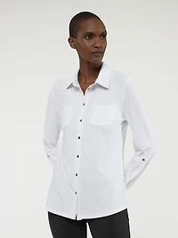 Blouse à manches longues avec boutons