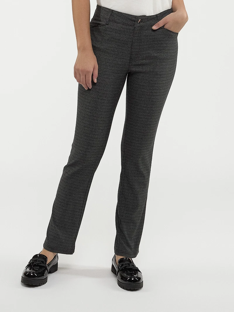 Straight semi-fitted pant - Petite