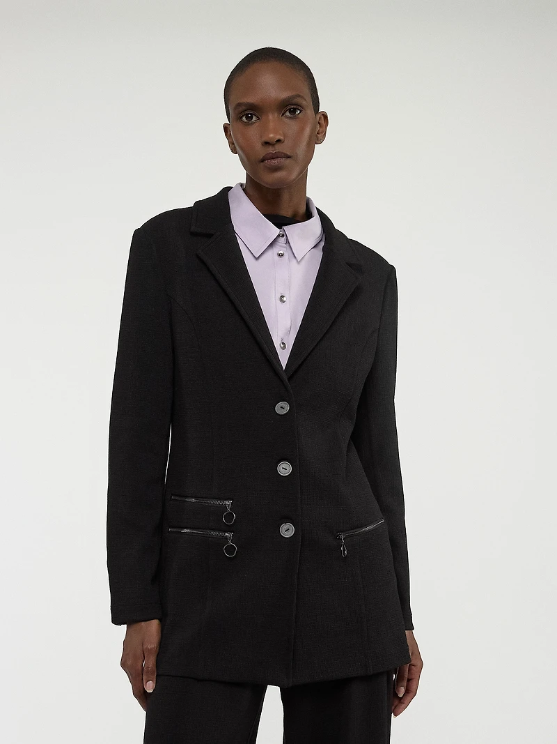 Veston semi-ajusté