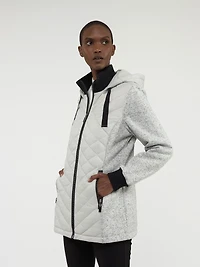 Manteau coquille mi-cuisse