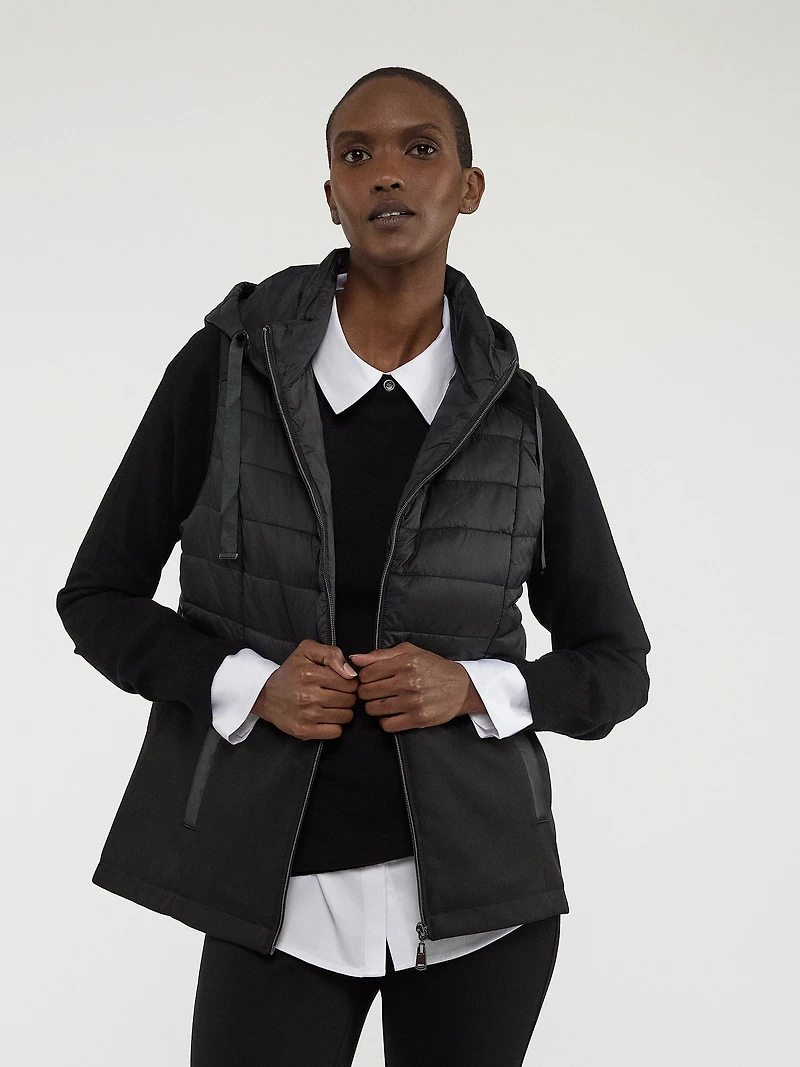 Semi-fitted coat