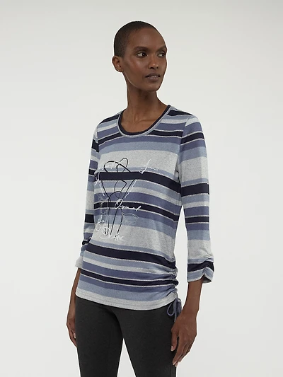 T-shirt à manches 3/4