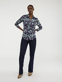 Blouse à manches 3/4 avec boutons