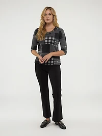 T-shirt à manches 3/4