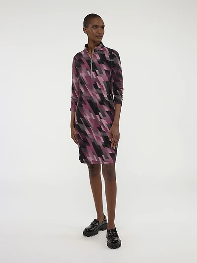 Robe midi en tricot